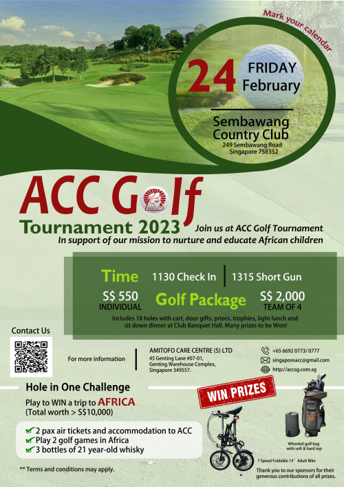 ACC Golf Tournament 2023 ACC Singapore